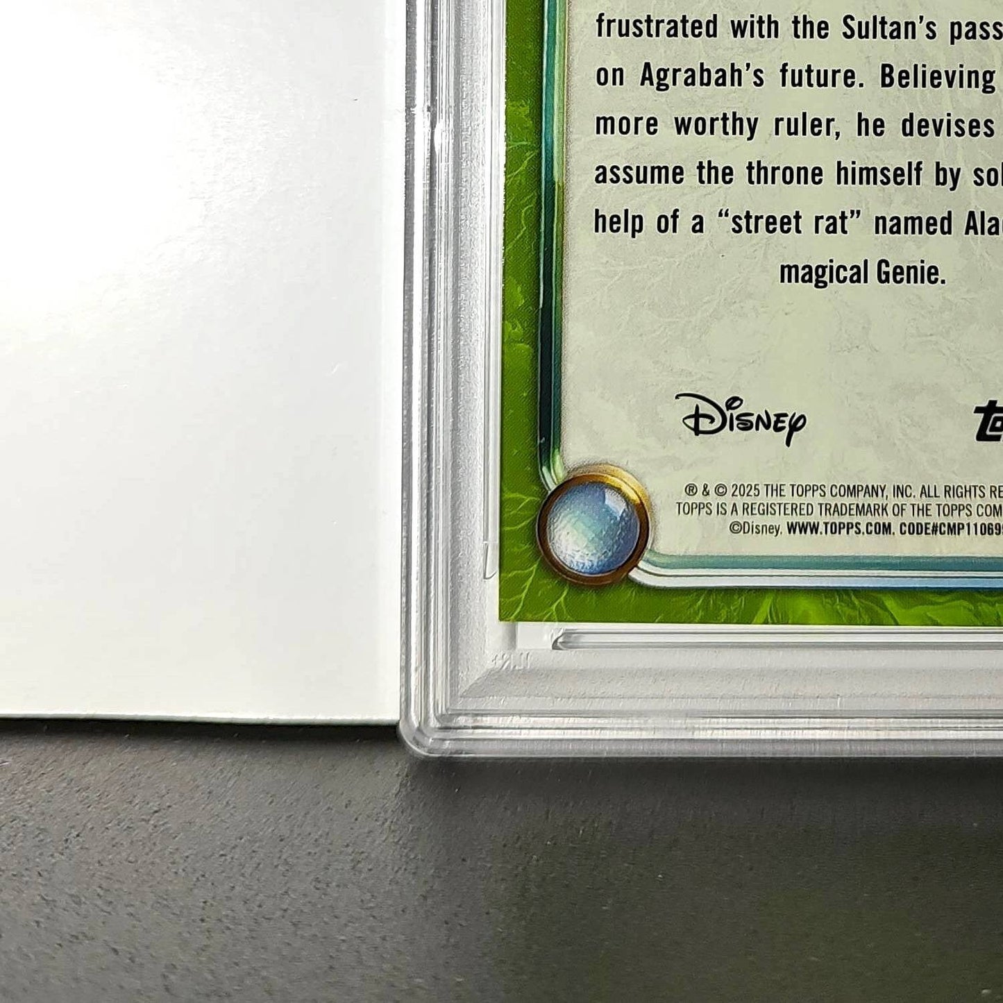 Jafar 2025 Topps Disney Wonder #189 Card Aladdin (2019) PSA 10