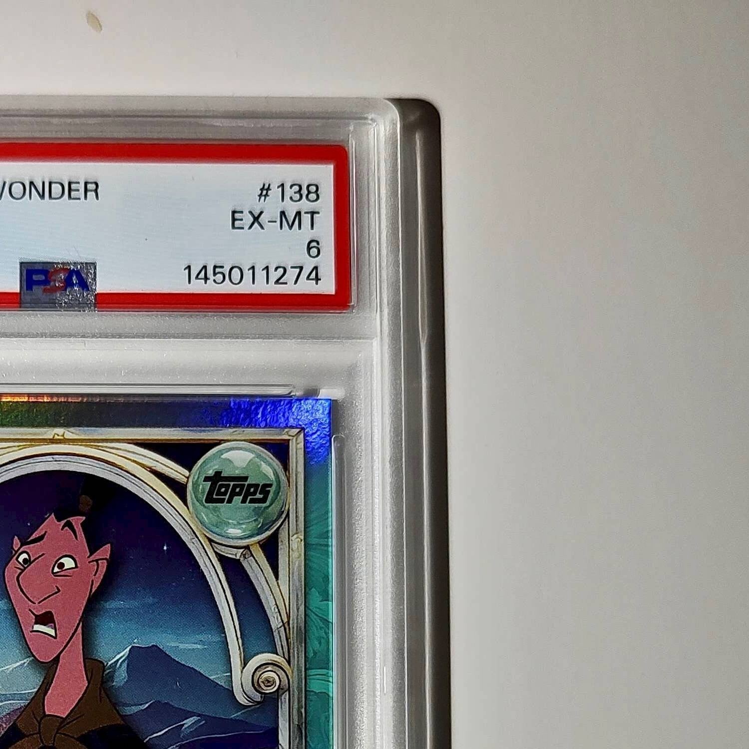Ling 2025 Topps Disney Wonder #138 Diamond Card Mulan PSA 6