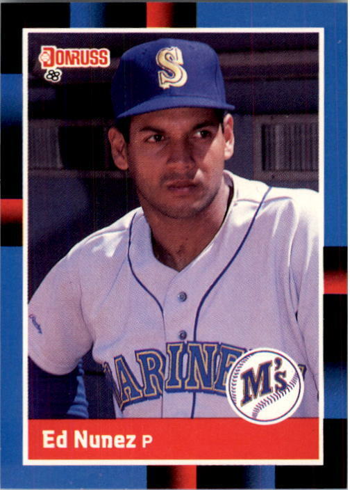 1988 Ed Nunez Donruss Baseball Card #445