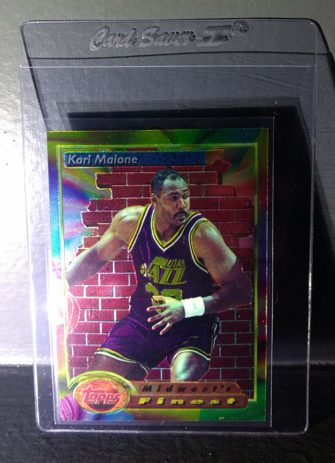 1993-94 Topps Finest Karl Malone #112 Midwest's Finest Basketball Card