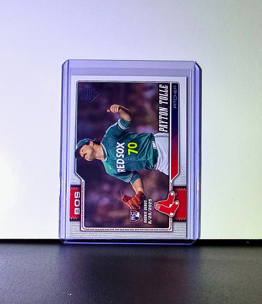 Payton Tolle Rookie 2026 Topps Update MLB #US133 Card Boston Red Sox