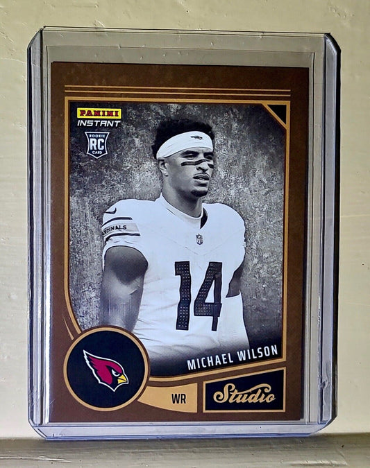 Michael Wilson 2023 Panini NFL Studio Rookies #28 Rookie Card 1/370