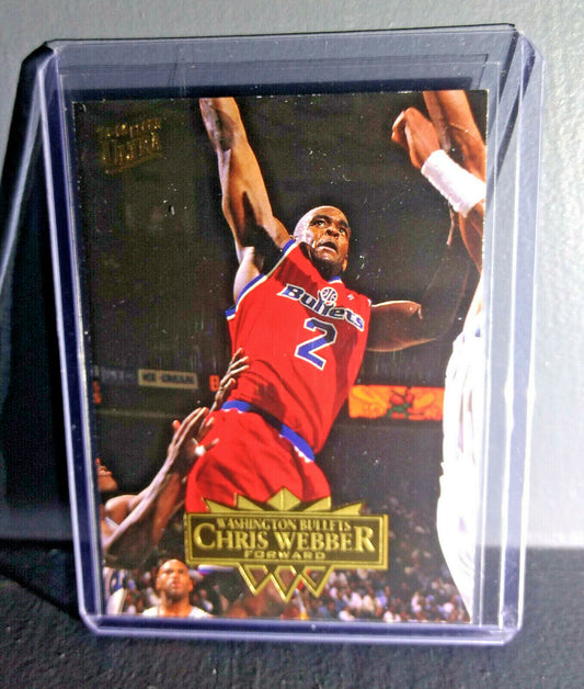 1995-96 Chris Webber Fleer Ultra #197 Basketball Card