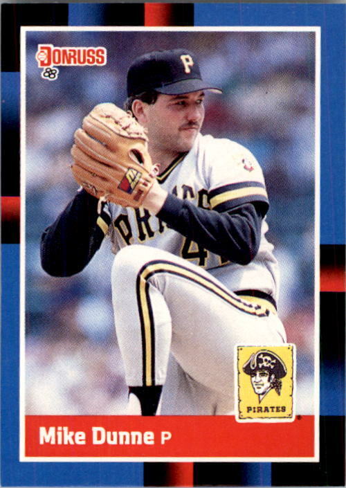 1988 Mike Dunne Donruss Baseball Card #390