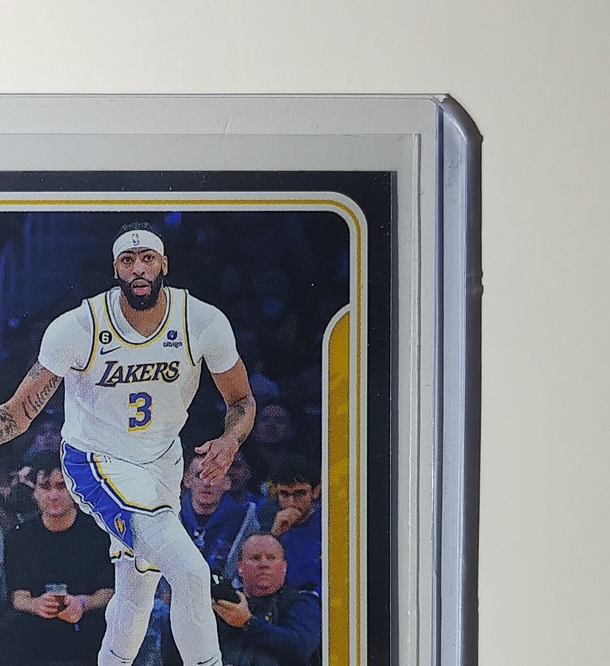 Anthony Davis 2023-24 Panini NBA Sticker Foil Card #46 Los Angeles Lakers