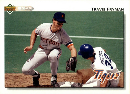 Travis Fryman 1992 Upper Deck MLB #466 Baseball Card Detroit Tigers