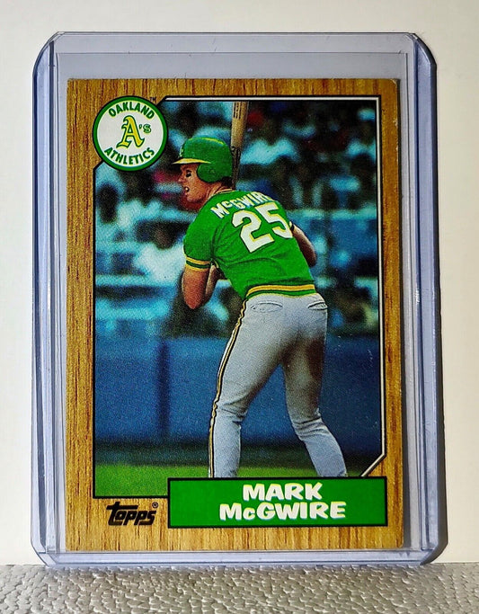 Mark McGwire 1987 Topps MLB #366 Baseball Card Oakland Athletics