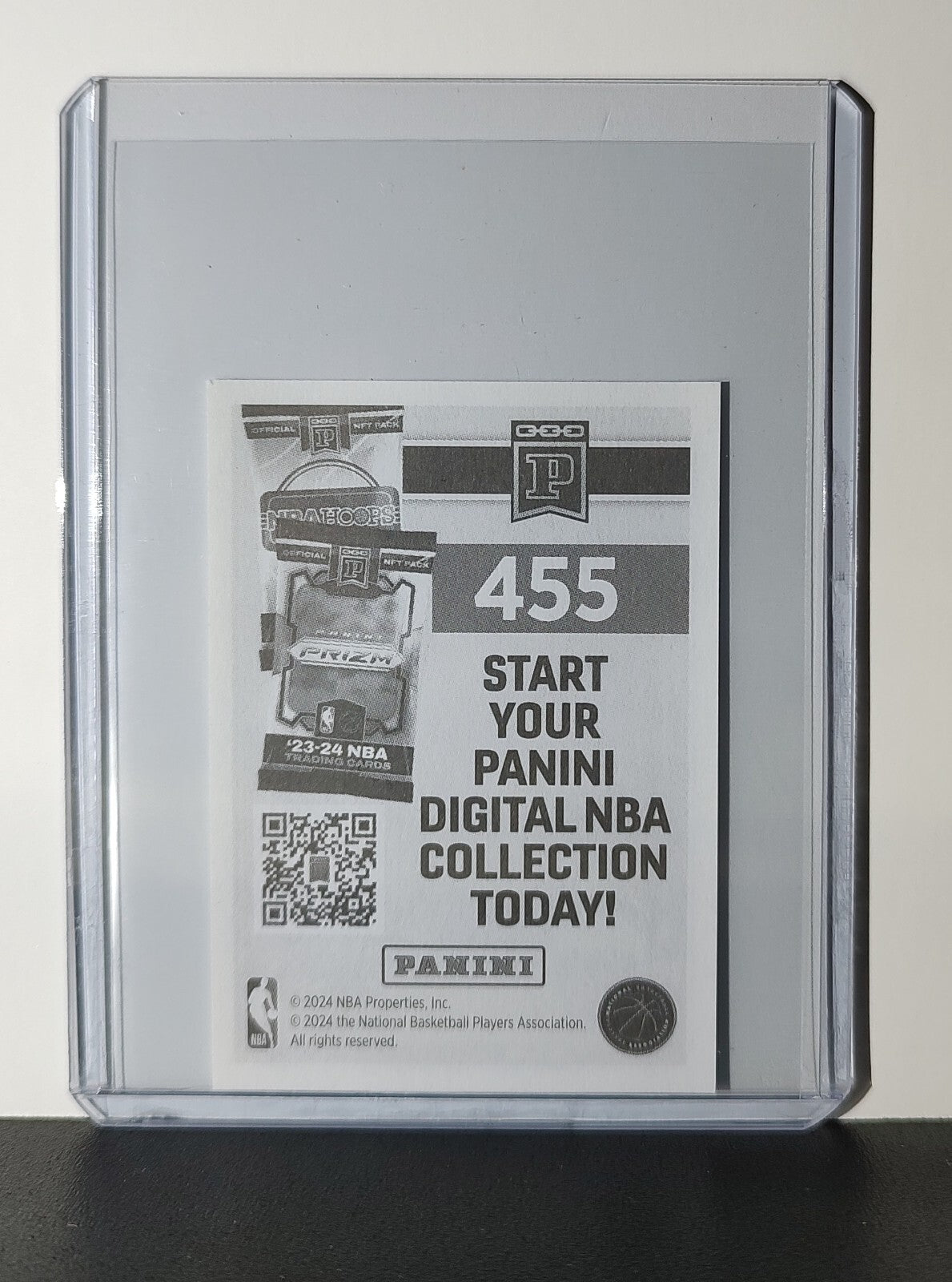 Keegan Murray 2024-25 Panini NBA #455 Sticker Card Sacramento Kings