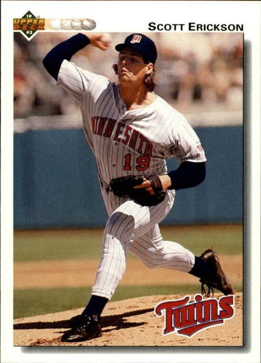 Scott Erickson 1992 Upper Deck MLB #146 Baseball Card Minnesota Twins