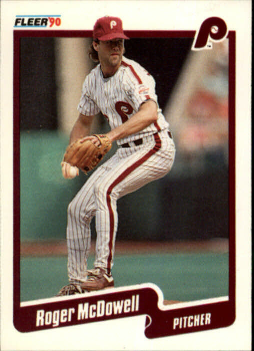 1990 Roger McDowell Fleer Baseball Card #567