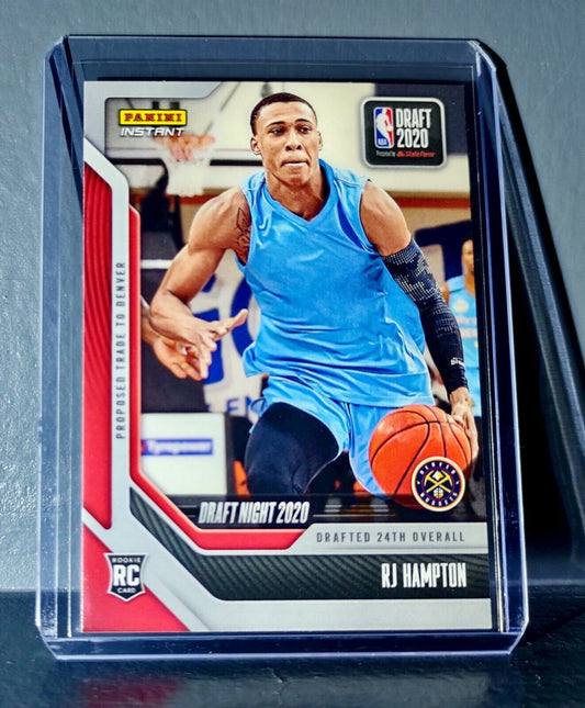 RJ Hampton 2020-21 Panini NBA Draft Night #27 Basketball Rookie Card 1 of 315