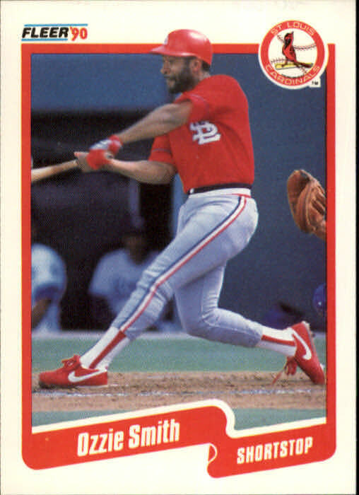 1990 Ozzie Smith Fleer Baseball Card #260