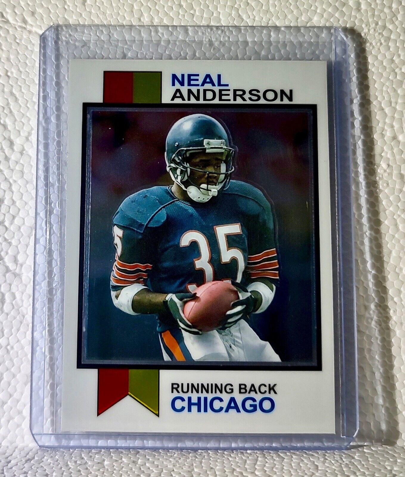 Neal Anderson 2023 Topps 1973 NFL #1973-6 Football Card Chicago Bears