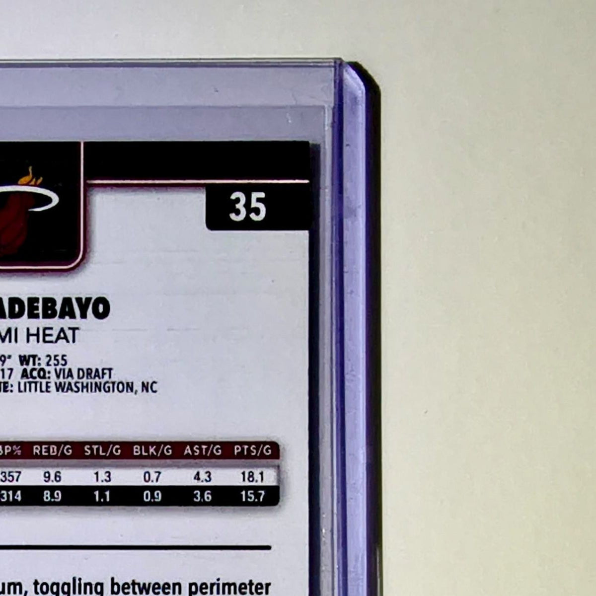 Bam Adebayo 2025-26 NBA Topps Chrome Update X-Fractor #35 Card Miami Heat