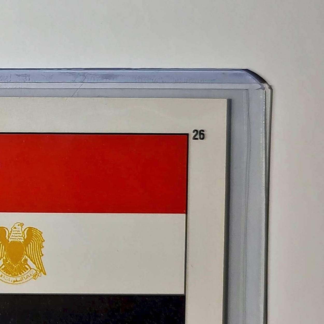 Egypt Flag 1991 Topps Desert Storm #26 Sticker Card