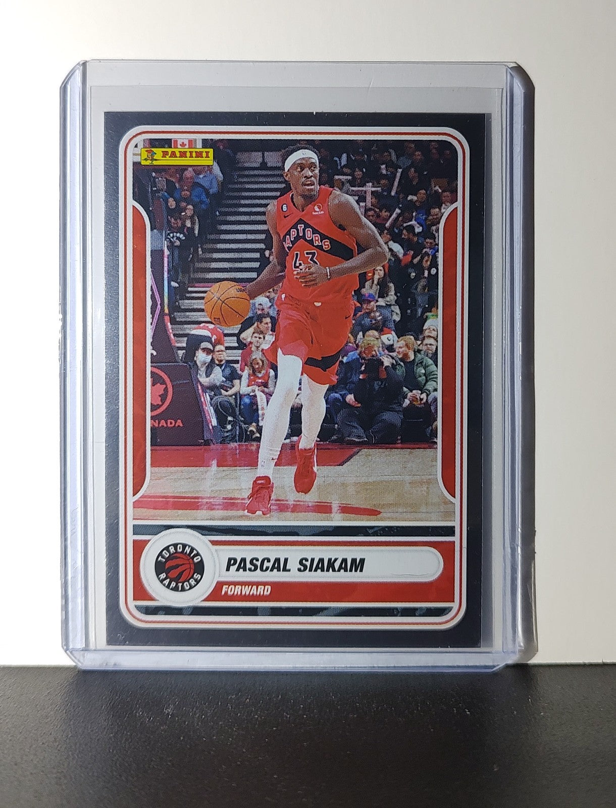 Pascal Siakam 2023-24 Panini NBA Sticker Foil Card #19 Toronto Raptors