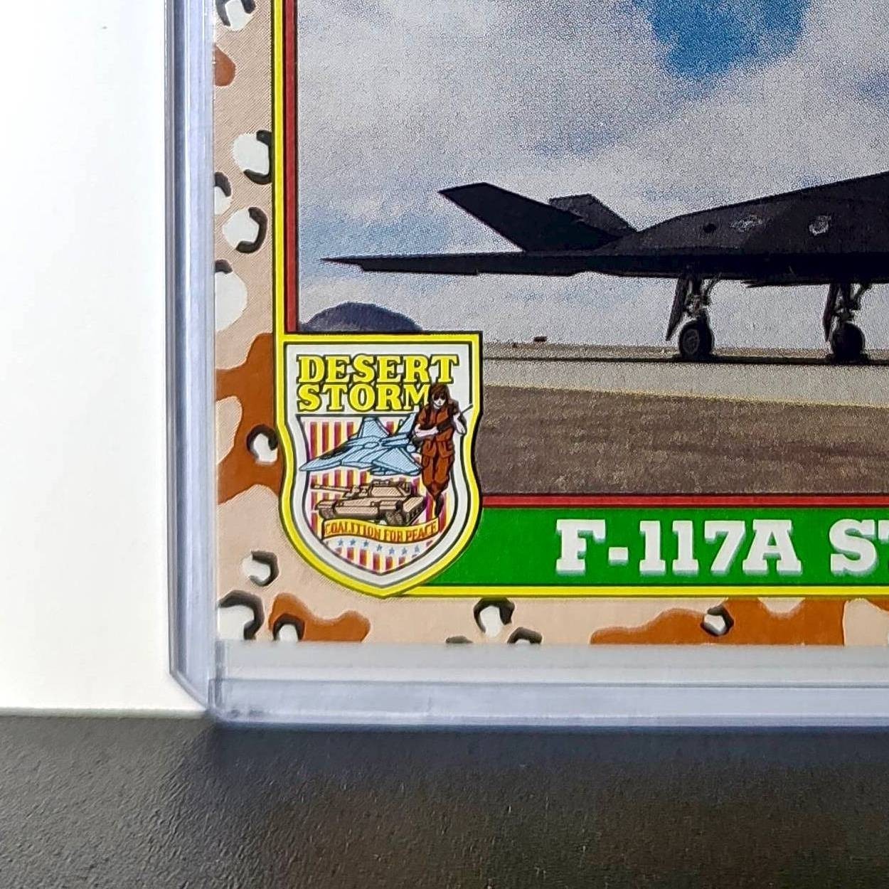 F-117A Stealth Fighter 1991 Topps Desert Storm #21 Card