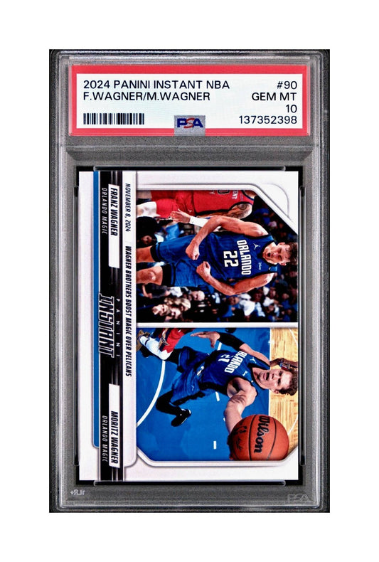Franz Wagner / Moritz Wagner 2024 Panini NBA #90 Basketball PSA 10 Gem Mint