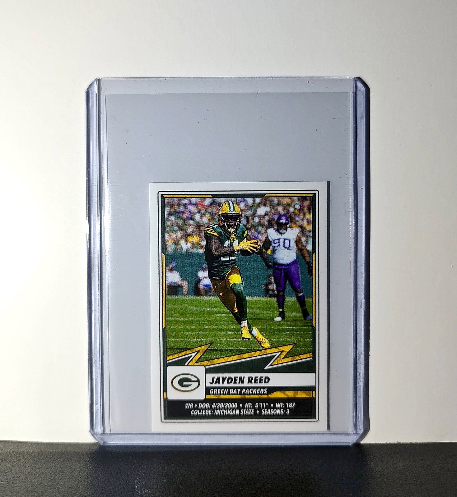 Jayden Reed 2025 Panini NFL #394 Sticker Green Bay Packers