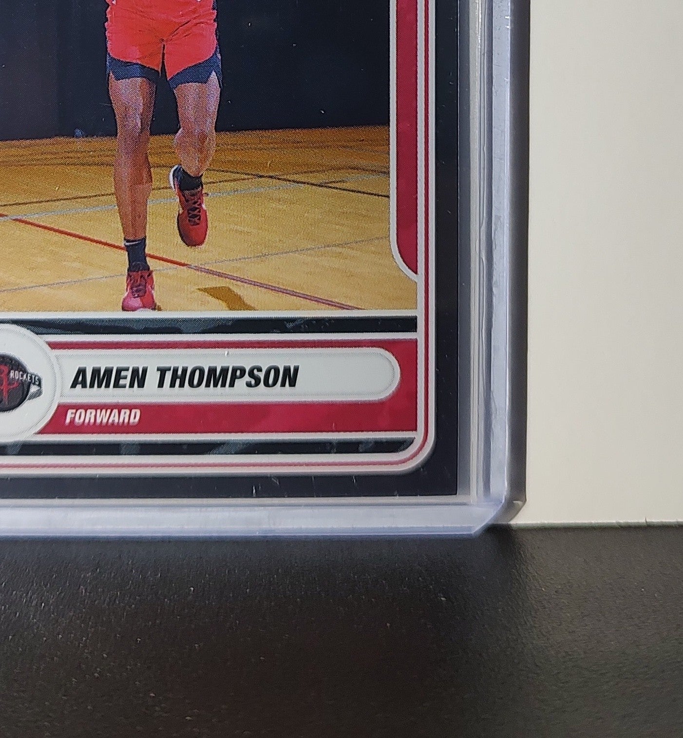 Amen Thompson Rookie 2023-24 Panini NBA Sticker Foil Card #99 Houston Rockets