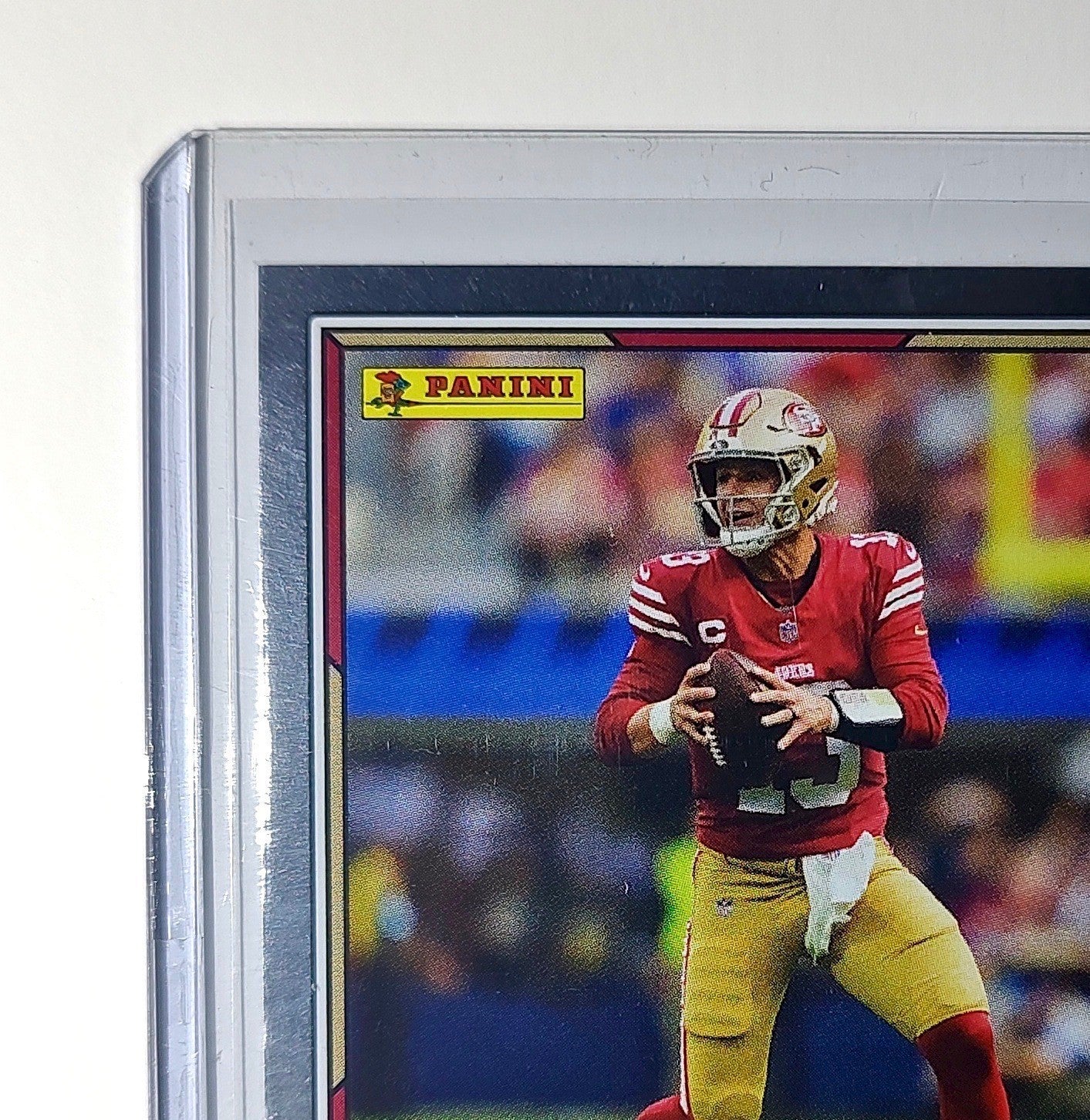 Brock Purdy 2025 Panini NFL #17 Foil Sticker Card San Francisco 49ers