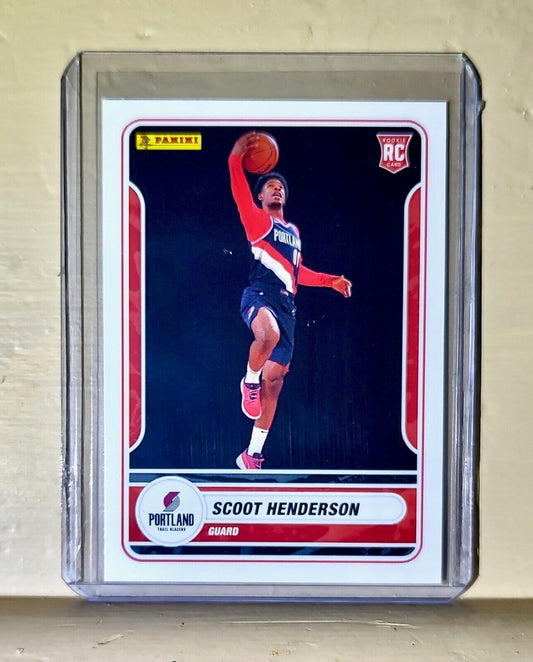 Scoot Henderson 2023-24 Panini NBA Basketball #98 Rookie Card Trail Blazers