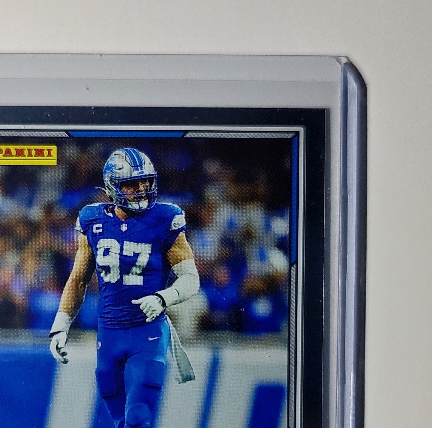 Aidan Hutchinson 2025 Panini NFL #39 Foil Sticker Card Detroit Lions