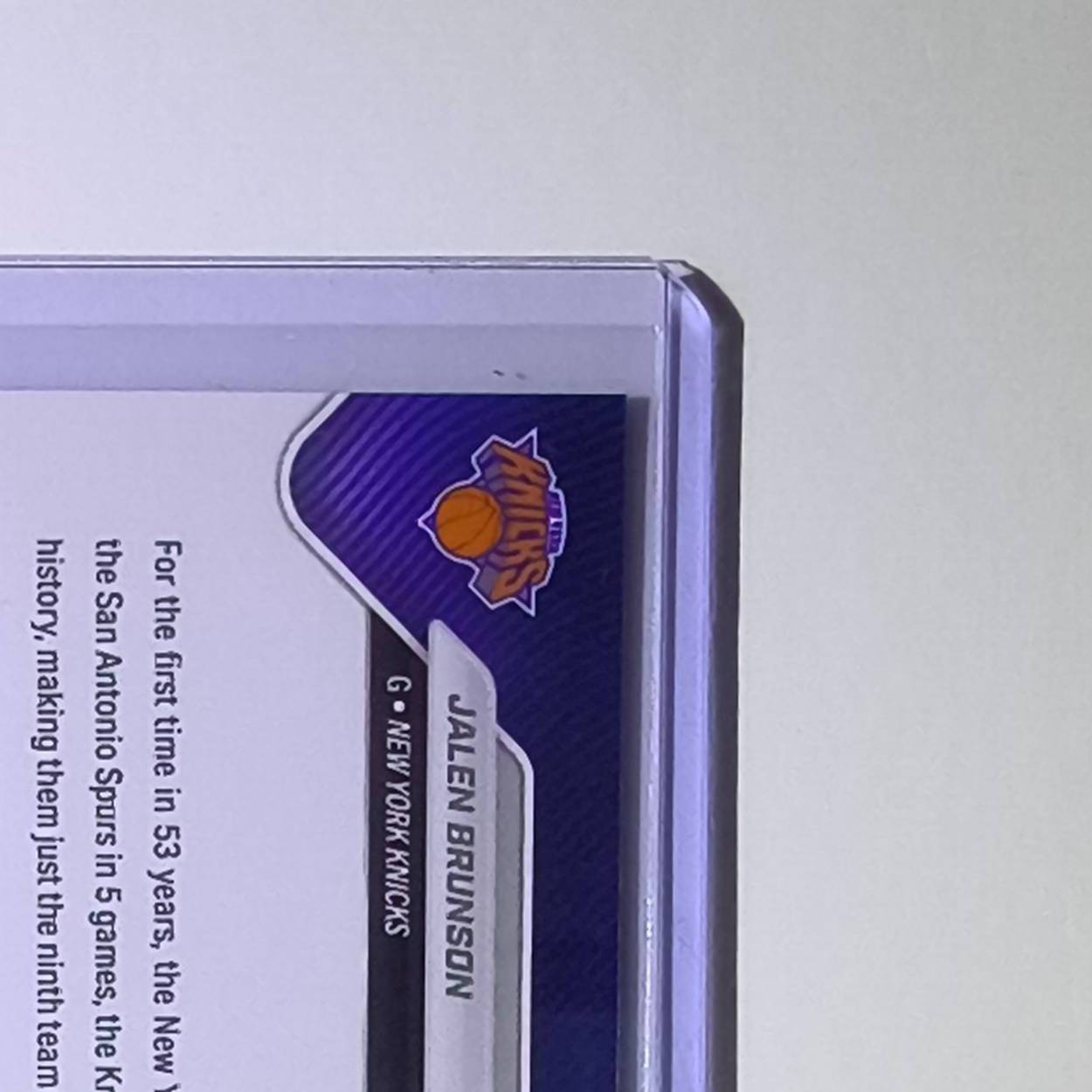 Jalen Brunson 2026 Topps Now NBA Champions #C1 Card New York Knicks