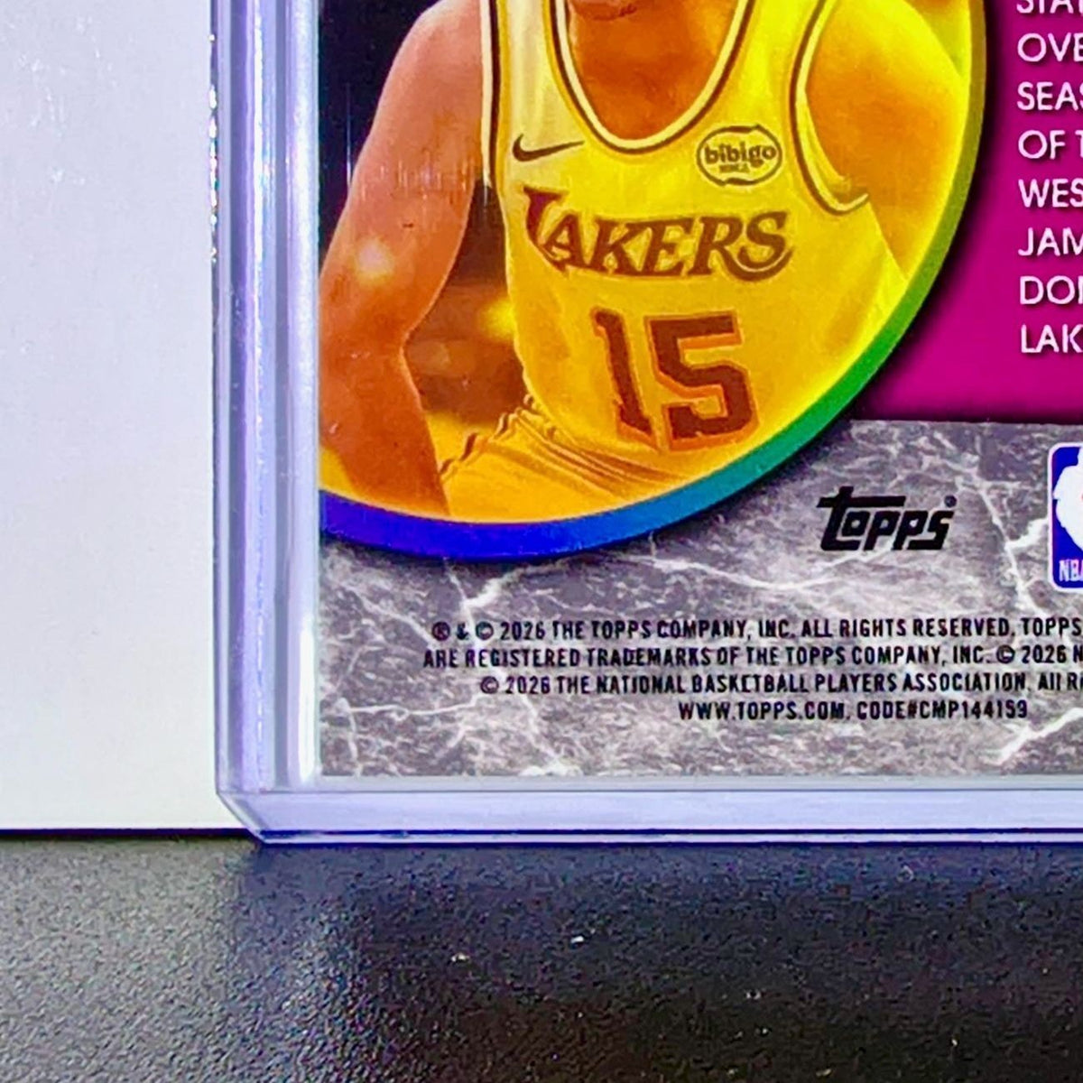 Austin Reaves 2025-26 NBA Topps Chrome Update Fortune 15 #F15-14 Card