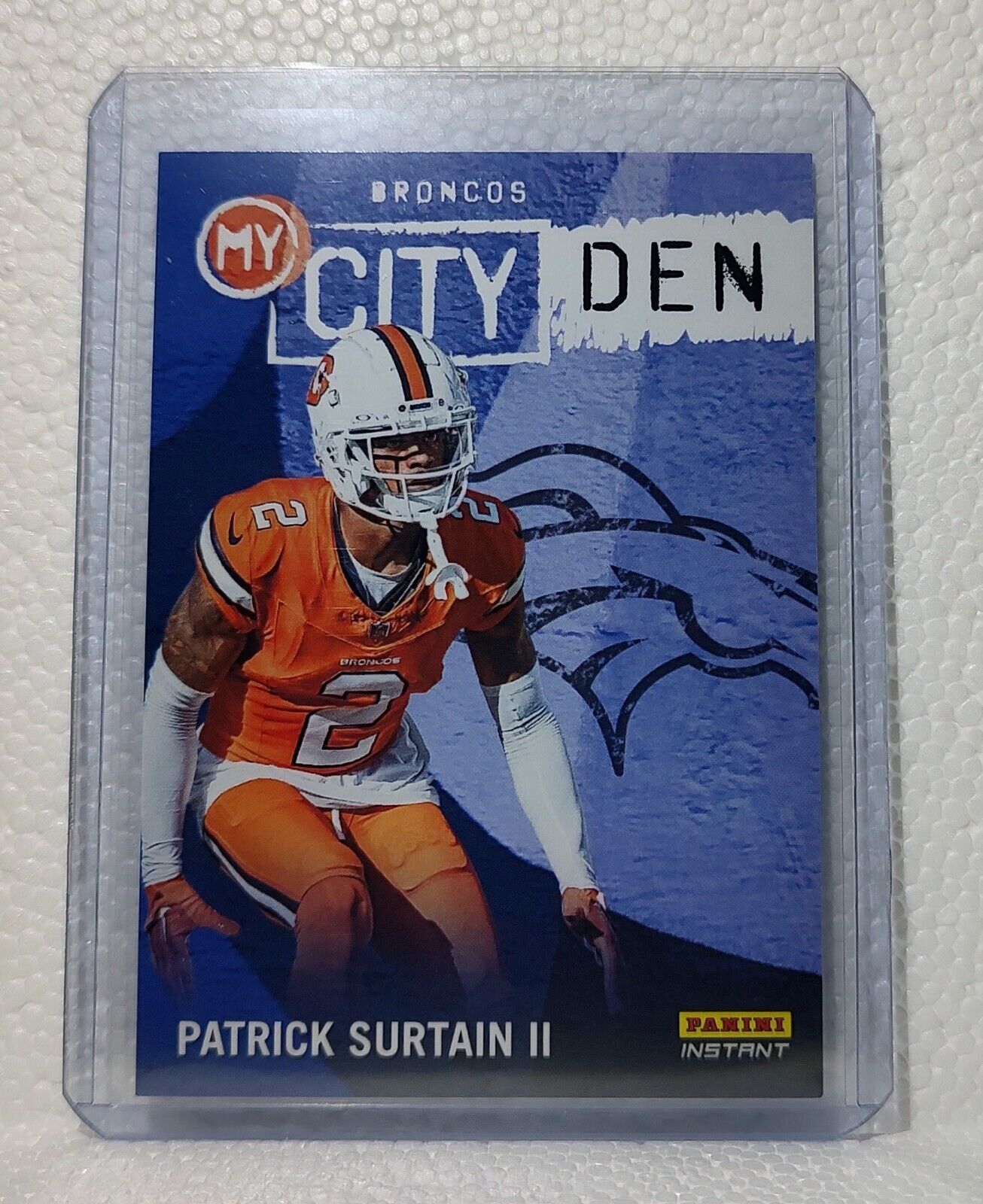 Patrick Surtain II 2023 Panini NFL #13 My City Football Card Broncos 1/344