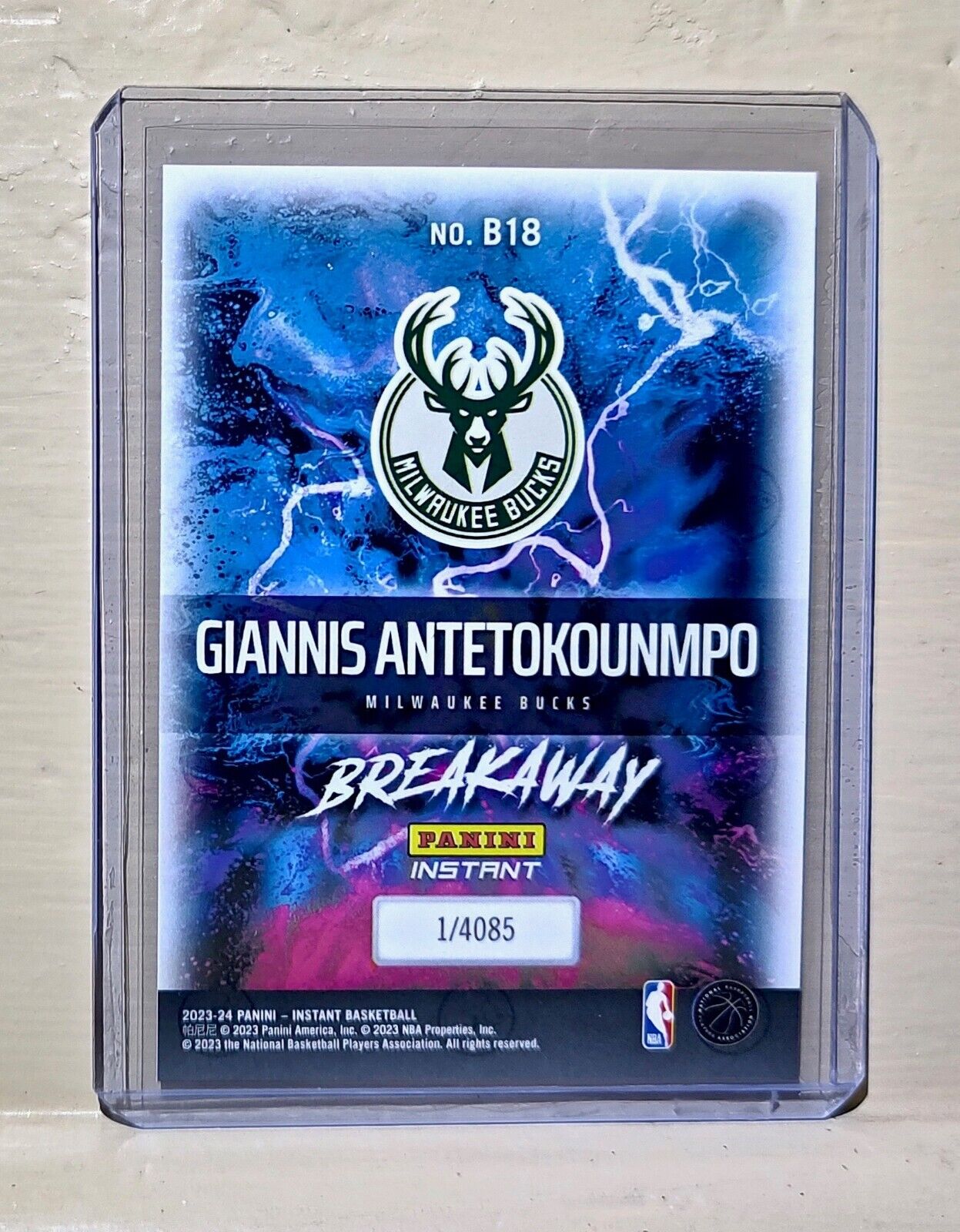 Giannis Antetokounmpo 2023-24 Panini NBA Breakaway Basketball #18 Card 1 of 4085