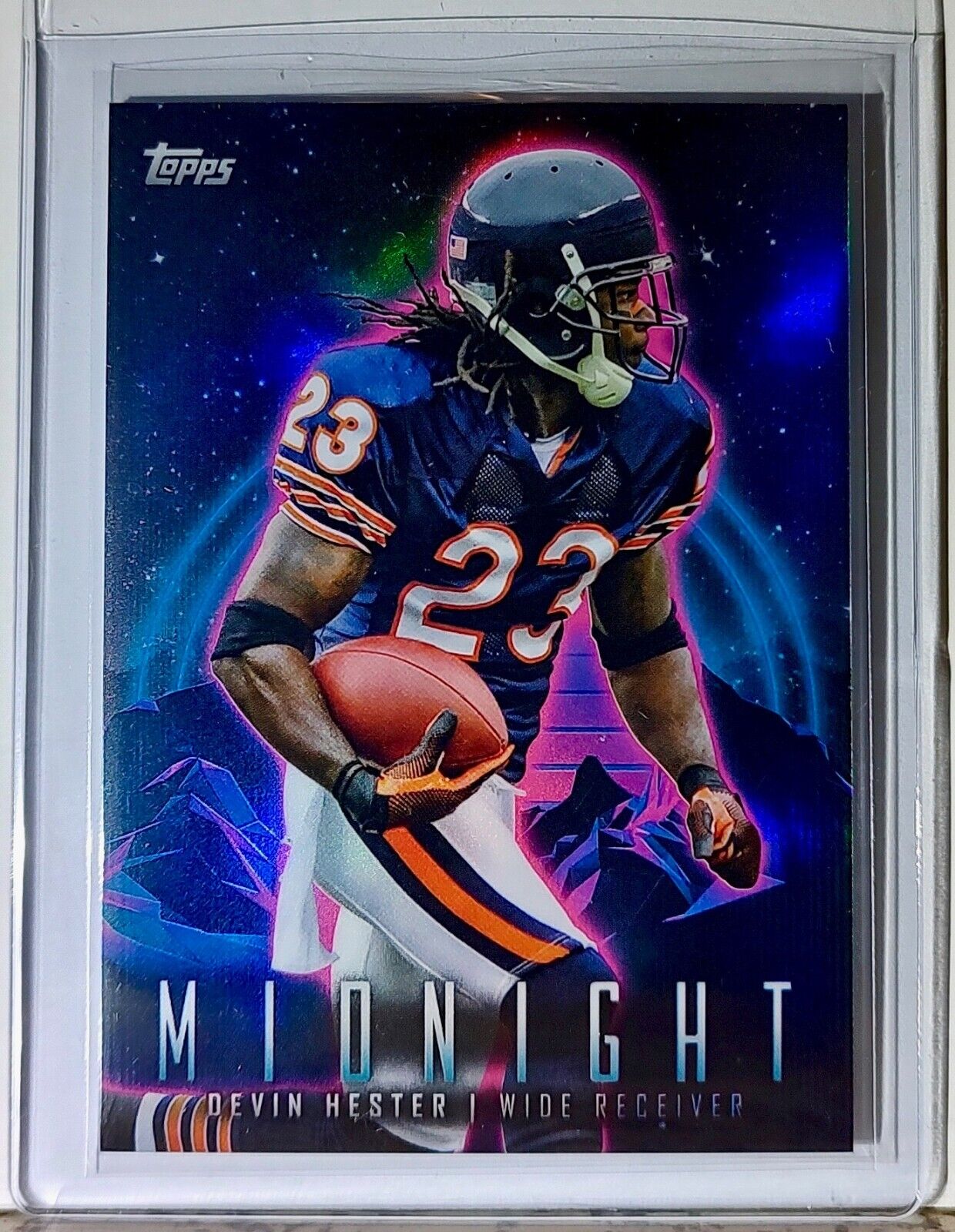 Devin Hester 2023 Topps Midnight NFL #308 Football Card Chicago Bears