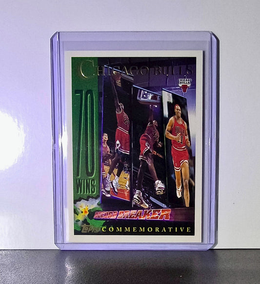 Michael Jordan 1996-97 Topps #72 Basketball Card Chicago Bulls
