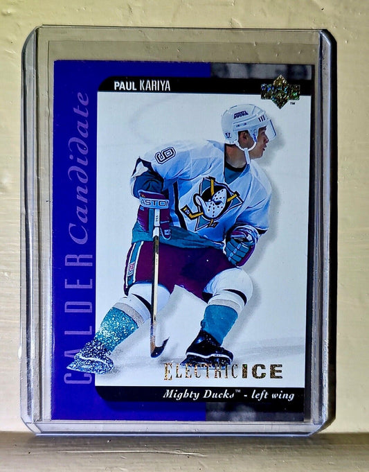 Paul Kariya 1995 Upper Deck Electric Ice #527 Hockey Card Mighty Ducks