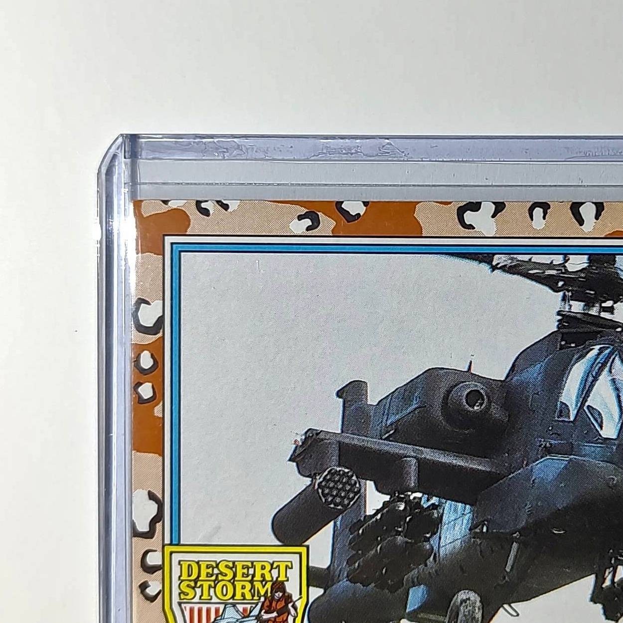 AH-64 Apache Helicopter 1991 Topps Desert Storm #164 Card