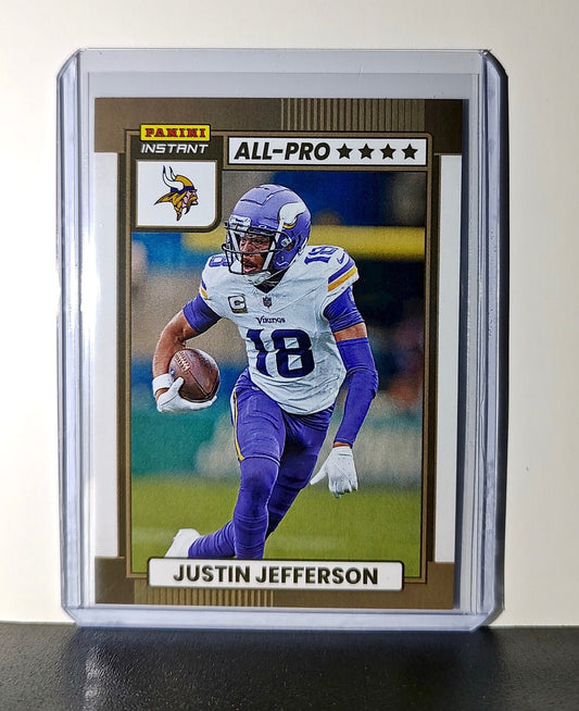 Justin Jefferson 2024 All-Pro Panini NFL #6 Football Card Vikings 1 of 101