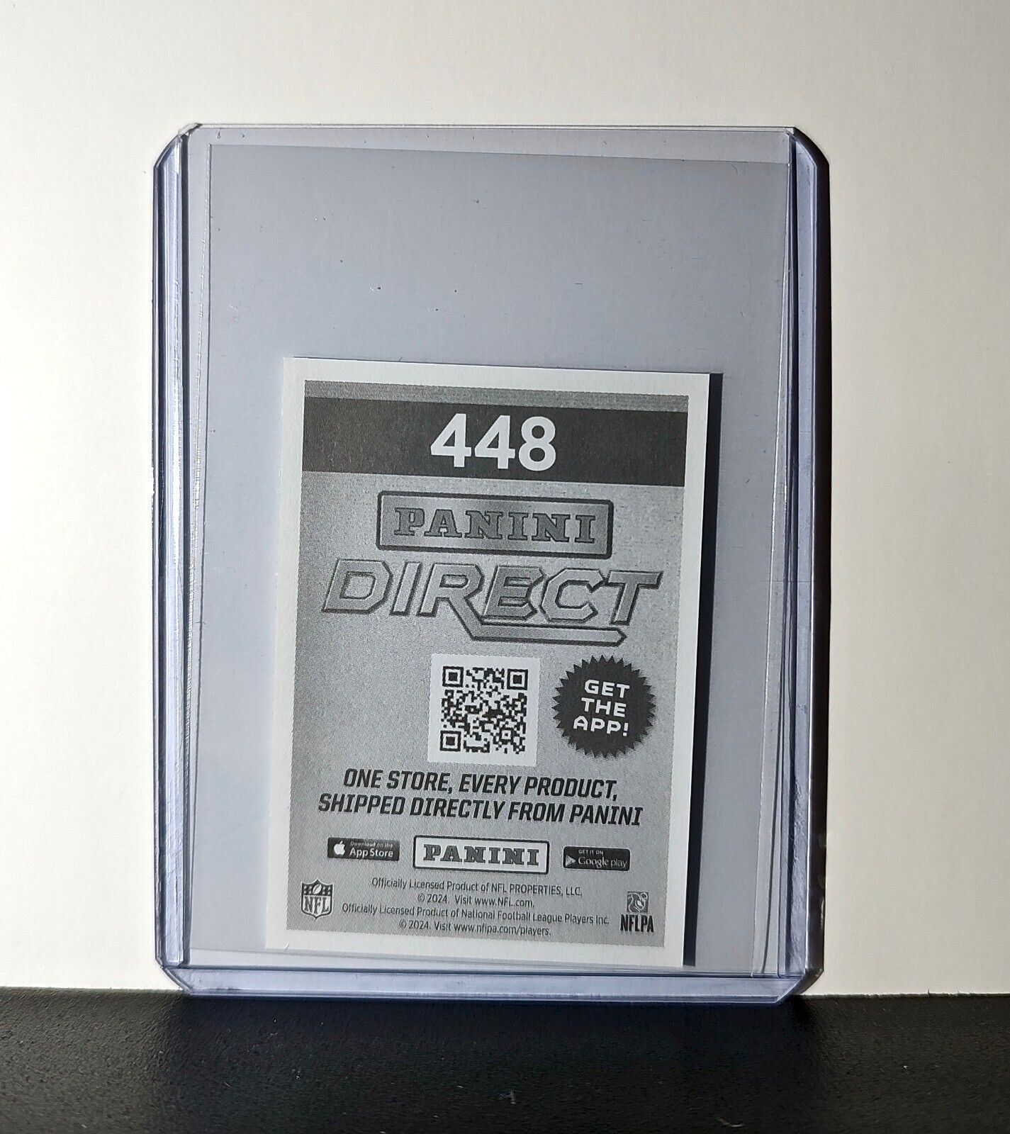 Jonathon Brooks Rookie 2024 Panini NFL Sticker #448 Carolina Panthers