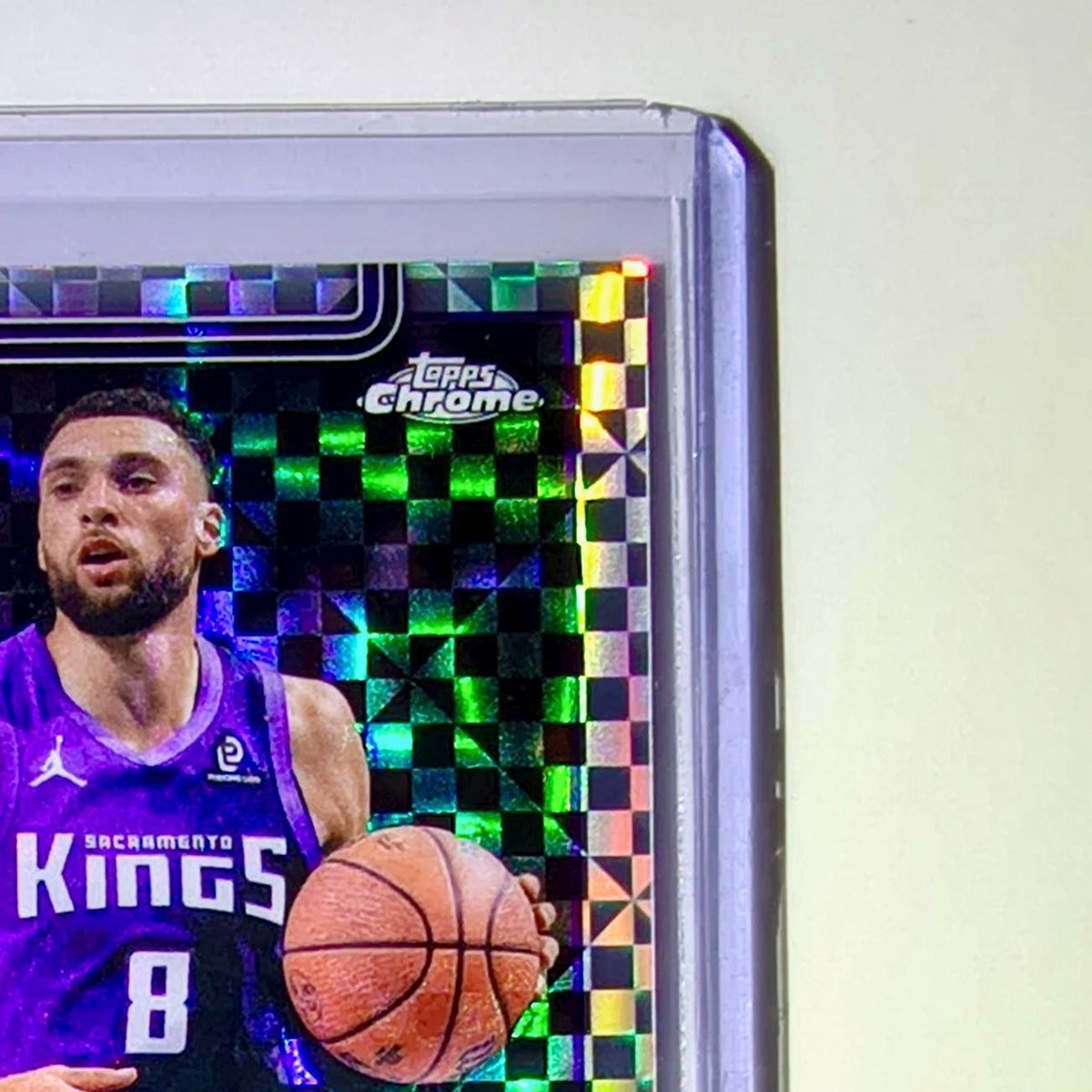 Zach LaVine 2025-26 NBA Topps Chrome Update X-Fractor #63 Card Sacramento Kings