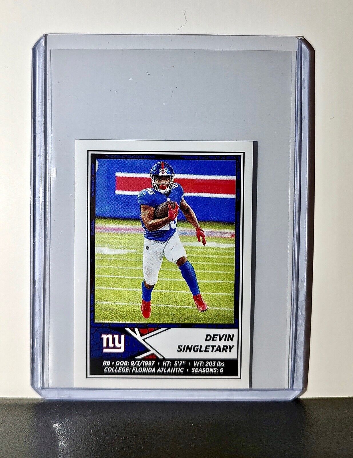 Devin Singletary 2024 Panini NFL Sticker #316 New York Giants