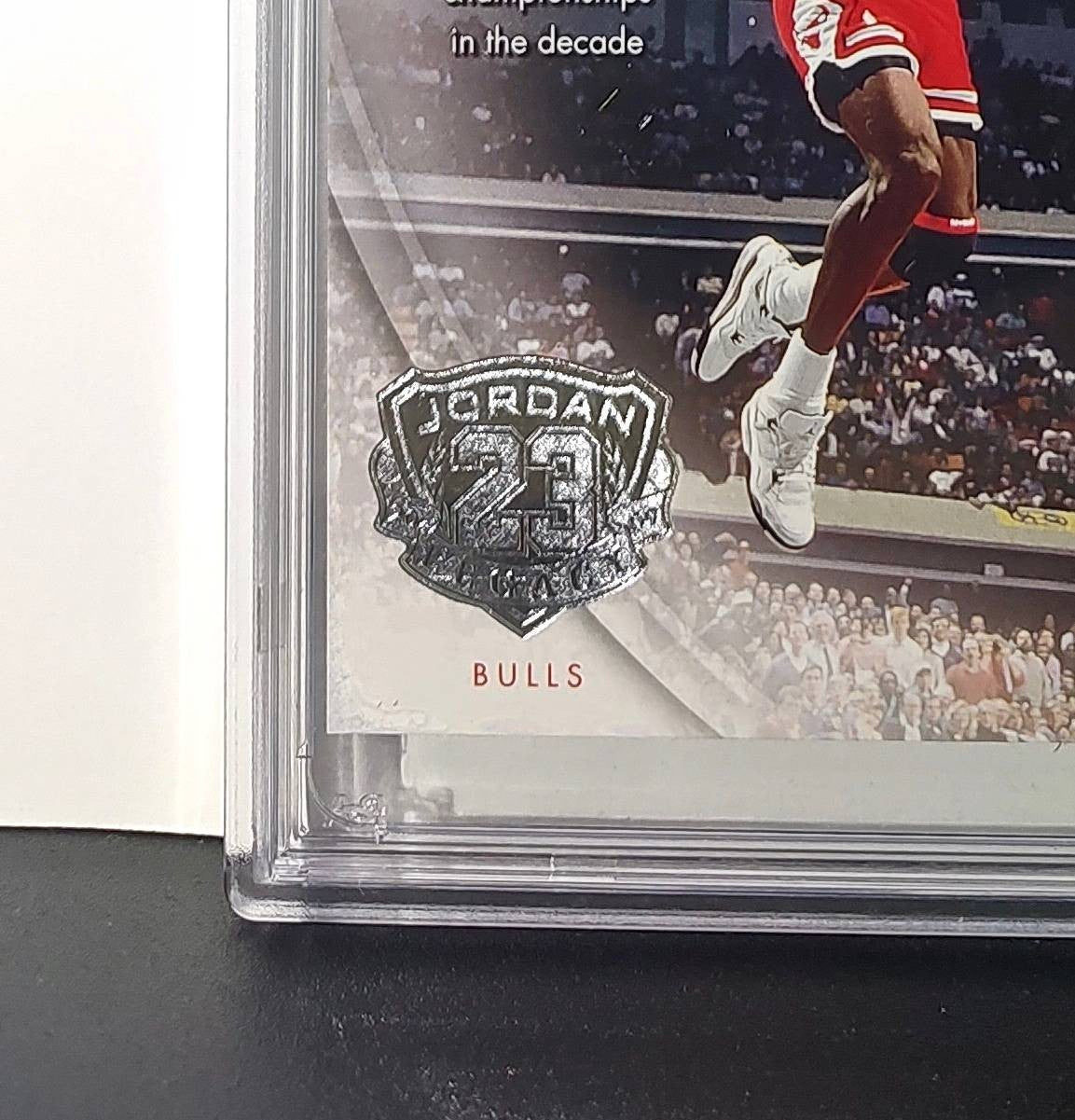 Michael Jordan 2009 Upper Deck Jordan Legacy #MJ-10 Jumbo Card PSA 6 EX-MT