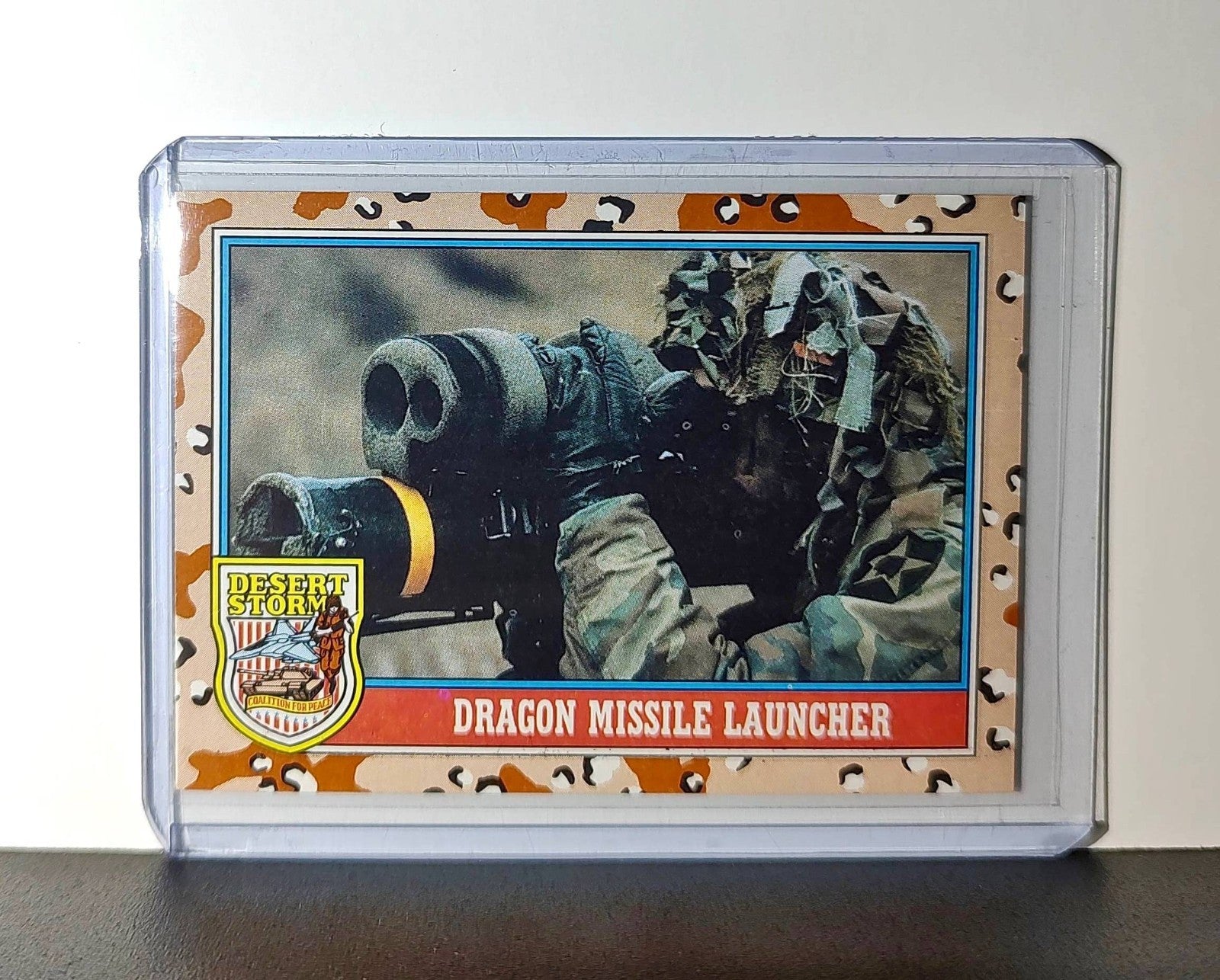 Dragon Missile Launcher 1991 Topps Desert Storm #105 Card