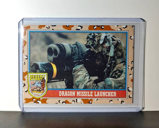 Dragon Missile Launcher 1991 Topps Desert Storm #105 Card