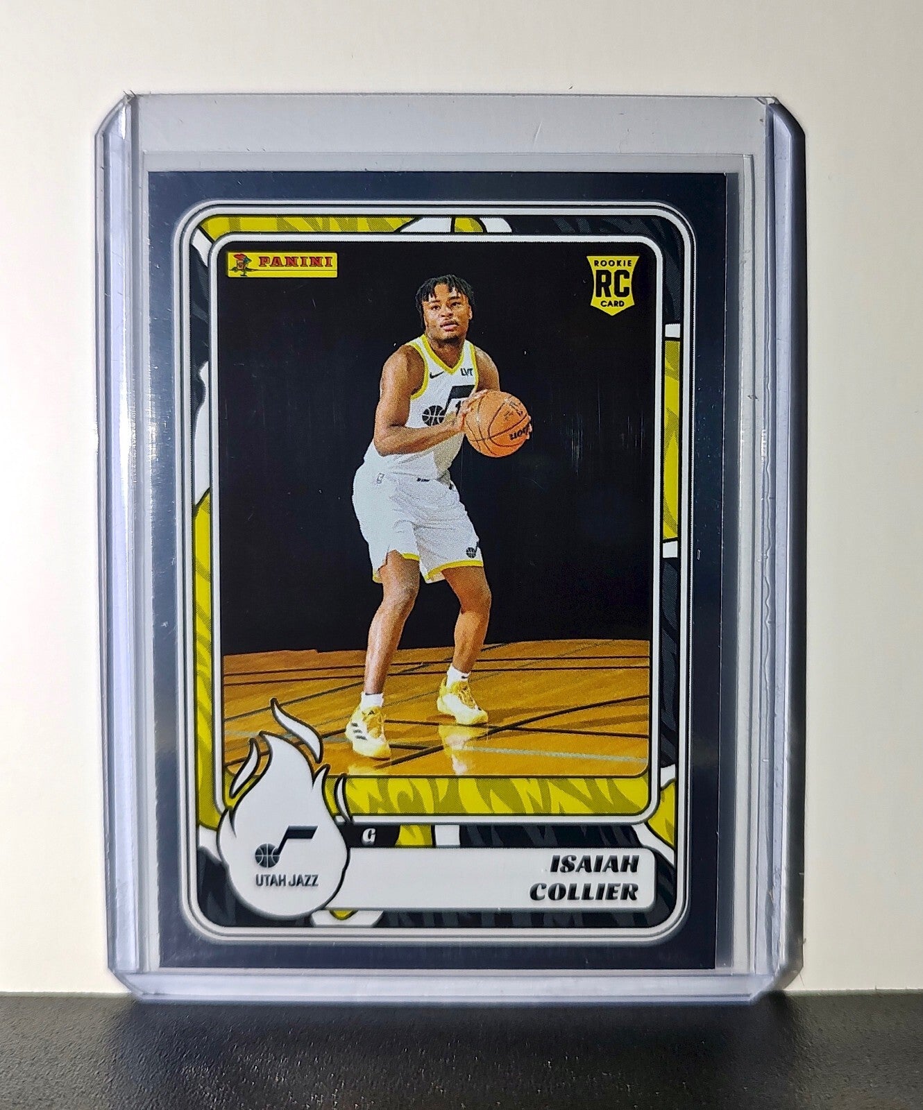 Isaiah Collier Rookie 2024-25 Panini NBA #100 Foil Sticker Card Utah Jazz