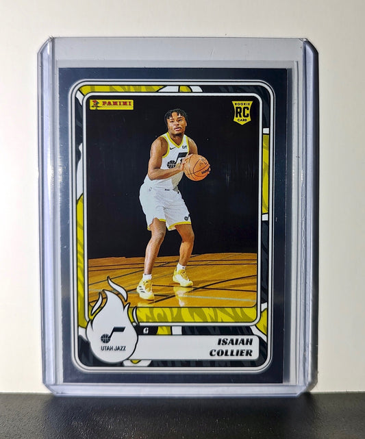 Isaiah Collier Rookie 2024-25 Panini NBA #100 Foil Sticker Card Utah Jazz