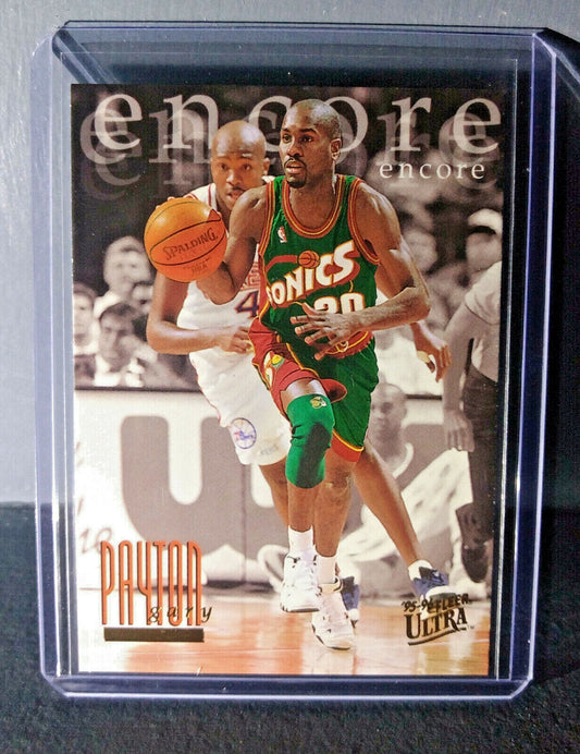 1995-96 Gary Payton #329 Ultra Encore Basketball Card 