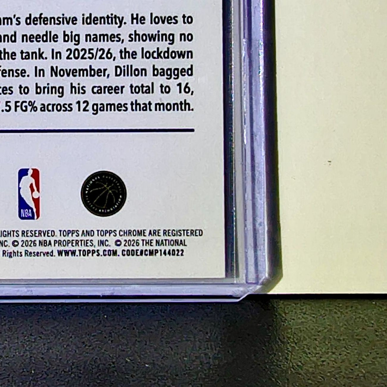 Dillon Brooks 2025-26 NBA Topps Chrome Update #117 Basketball Card Phoenix Suns