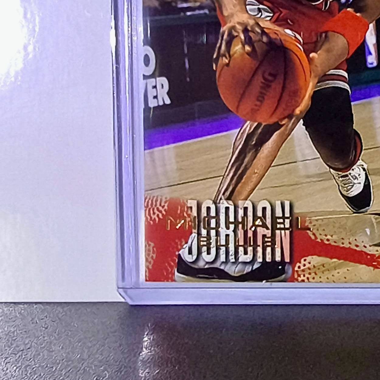 Michael Jordan 1996-97 Fleer #13 Basketball Card Chicago Bulls