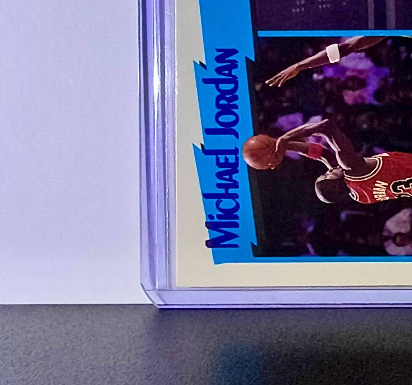 Michael Jordan Karl Malone 1991-92 NBA Hoops #306 Basketball Card Chicago Bulls