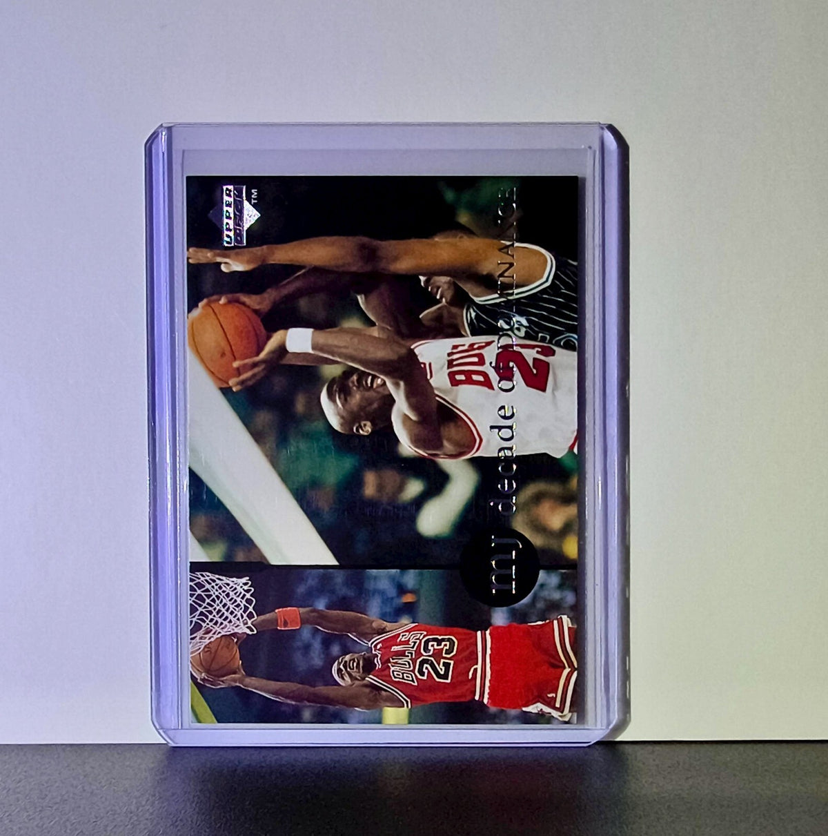 Michael Jordan 1997 Upper Deck Rare Air MJ Decade of Dominance #77 Card Bulls
