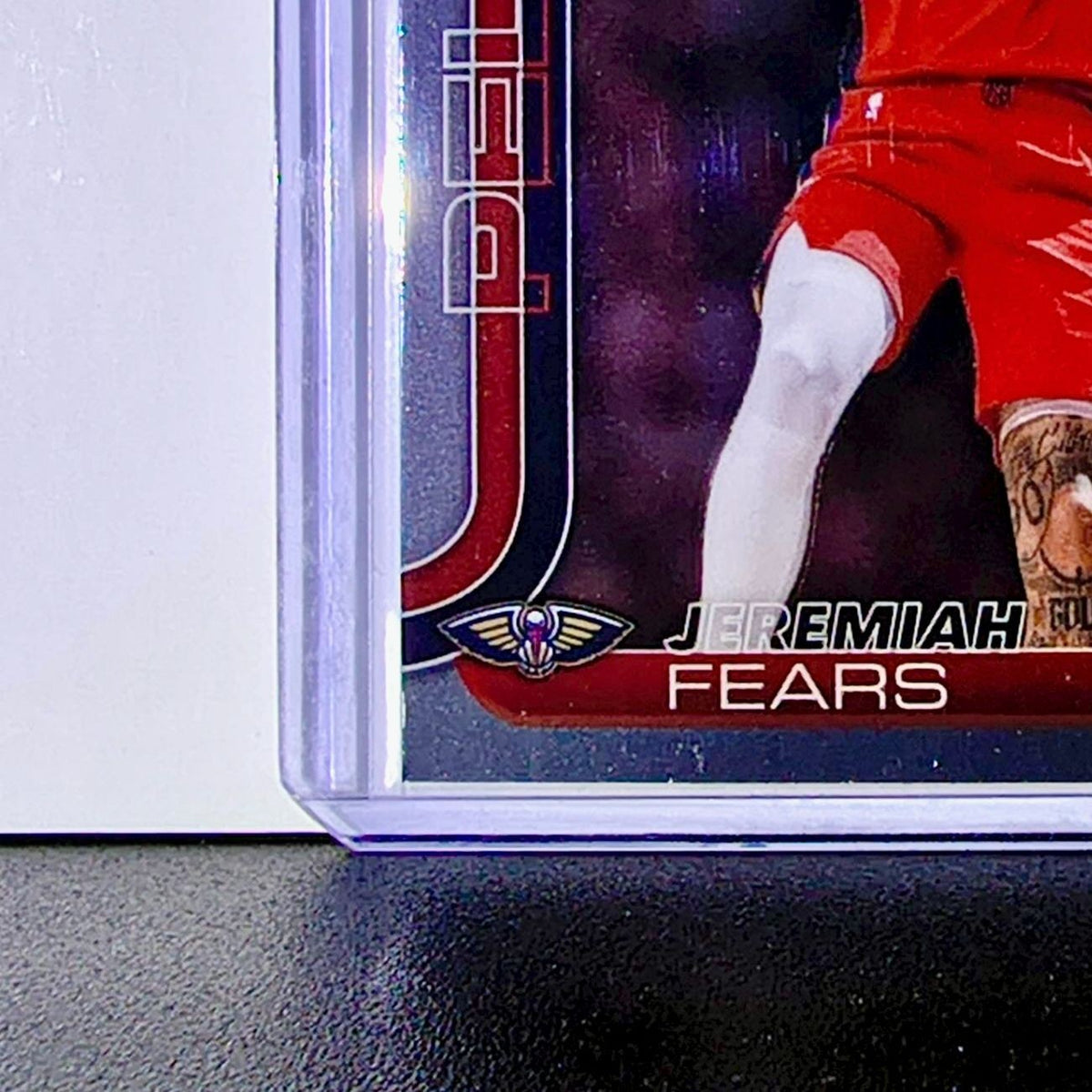 Jeremiah Fears Rookie 2025-26 NBA Topps Chrome Update #157 Card Orleans Pelicans